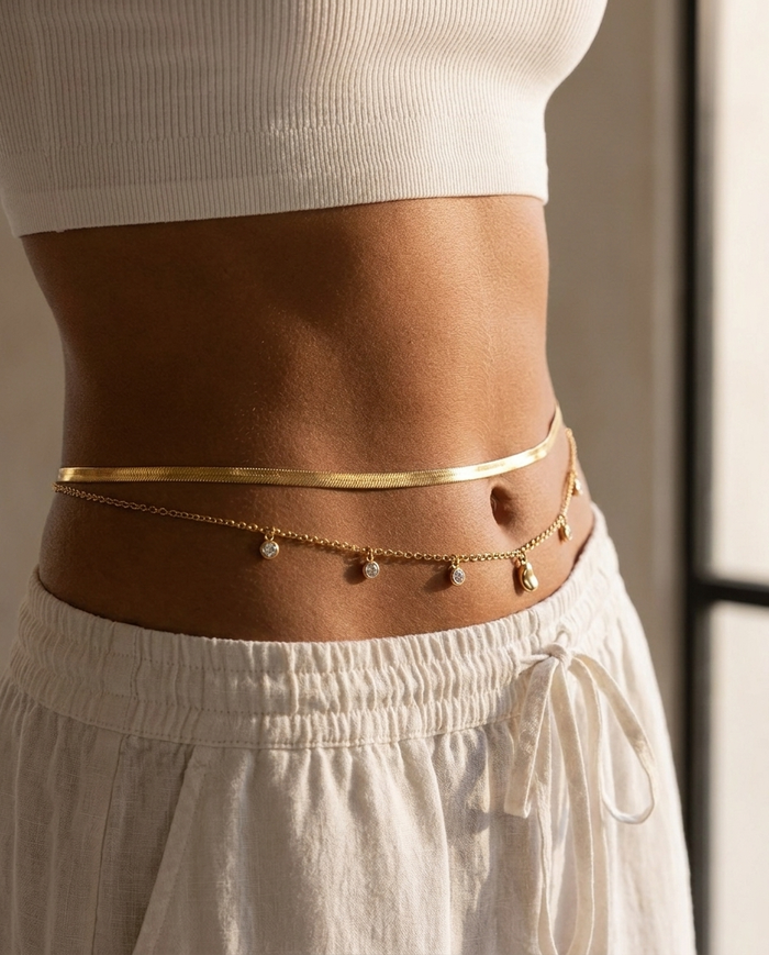 Vespera Belly Chain worn